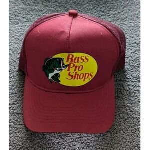 Bass Pro Shops Mesh Trucker Snapback Hat Cap Hunting Fishing Dad Men